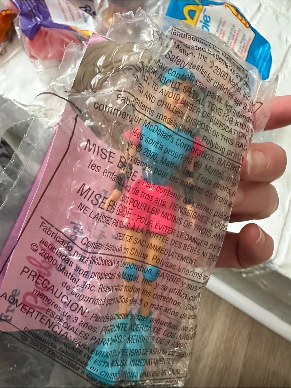 McDonald's Happy Meal Toys Bags Barbie Tarzan Mickey Ty Lot- 40 See All Pictures